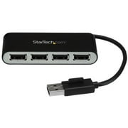 StarTech.com 4 Port USB Hub, 4 x USB 2.0 port, Bus Powered, USB Adapter, USB Splitter, Multi Port USB Hub, USB 2.0 Hub