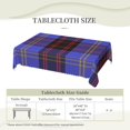 thumbnail image 6 of Rectangle Table Cloth, Scottish Clan Rutherford Tartan Plaid Resistant Washable Tablecloth Decorative Table Cover for Dining, Indoor and Outdoor, 6 of 6