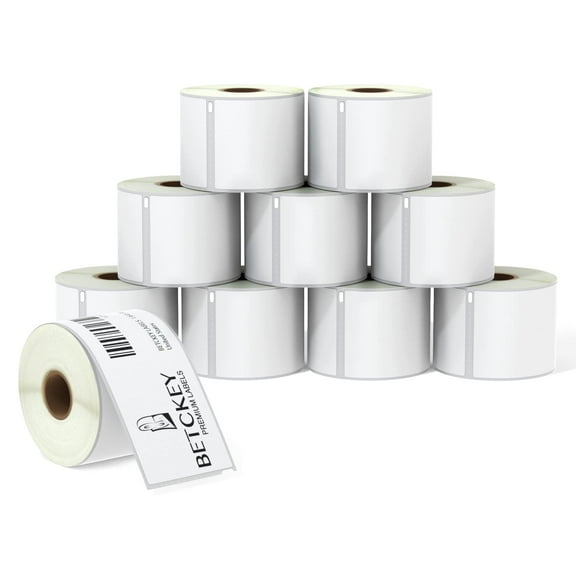 Compatible DYMO 99019 (2-5/16" x 7-1/2") Large Lever Arch File Labels, Compatible with DYMO Labelwriter 450, 4XL, Rollo & Zebra Desktop Printers [10 Rolls/1500 Labels]