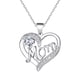thumbnail image 2 of Collar con Letra de Corazón onlyliua Colgante Forma de Corazón regalo Del Día de la madre, 2 of 5