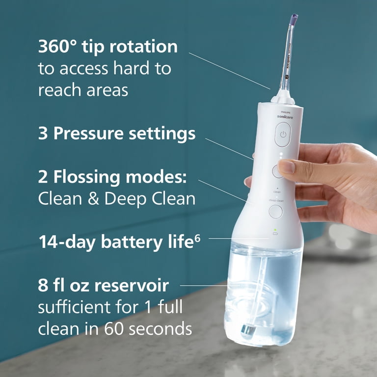 Free Shipping! Sonicare Electric Cordless Water Flosser 3000 White