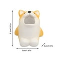 thumbnail image 3 of Bathroom Cartoon Dogs Animals Toothbrush Holder for Bathroom Shelf Open Mouth Design Home Accessory, 3 of 3