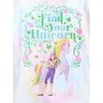 thumbnail image 2 of Netflix Unicorn Academy Girls' Graphic Tee with Short Sleeves, Sizes 4-16, 2 of 3