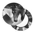 thumbnail image 2 of Rateoe Running horses Pattern Round Bar Stool Seat Covers,Washable Stool Cushion Slipcover Elastic Bar Chair Covers for 12-14 Inch Chair-12 inch, 2 of 7