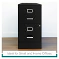 thumbnail image 6 of Hirsh 22" Deep 2 Drawer Metal File Cabinet with Ball Bearing Slides in Black, 6 of 11