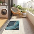 thumbnail image 4 of Yayeee Doormat for Indoor Entrance 32" x 20" Non Slippery Floor Rug, Black Marble, 4 of 8