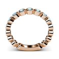 thumbnail image 4 of Blue Topaz 2.3mm Bezel Set Eternity Band 0.85 Carat tw in 14K Rose Gold.size 8.0, 4 of 7