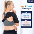 thumbnail image 7 of NEWGO Large Shoulder Ice Pack Rotator Cuff Cold Therapy, Ice Pack Shoulder Cold Pack Reusable Shoulder Ice Pack Wrap for Pain Relief & Tendonitis, Recovery After Shoulder Surgery, Swelling - Black, 7 of 7