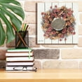 thumbnail image 6 of Epic Graffiti 'Hello Fall Wreath' by Lori Deiter, Canvas Wall Art, 12"x12", 6 of 8
