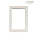 thumbnail image 2 of White Acid Free 20x24 Picture Frame Mat with Green Core Bevel Cut for 16x20 Pictures - Fits 20x24 Frame - One Mat -, 2 of 4