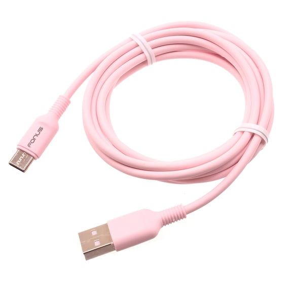 Pink 10ft Long USB-C Cable for Galaxy S21 FE 5G - Charger Cord Power Wire Type-C Fast Charge Sync Compatible With Samsung Galaxy S21 FE 5G