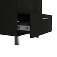 thumbnail image 6 of Depot E-Shop Essential Single Bathroom Vanity with Drawer and Double Door Cabinet, Black, 6 of 6