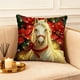thumbnail image 4 of Fasiaou 3 Counts Christmas Tree Pillow Cover Linen Washable Holiday Decor Sofa Cushion Case Festive Snowflake Design for Living Room Seasonal Home Decorations, 4 of 6