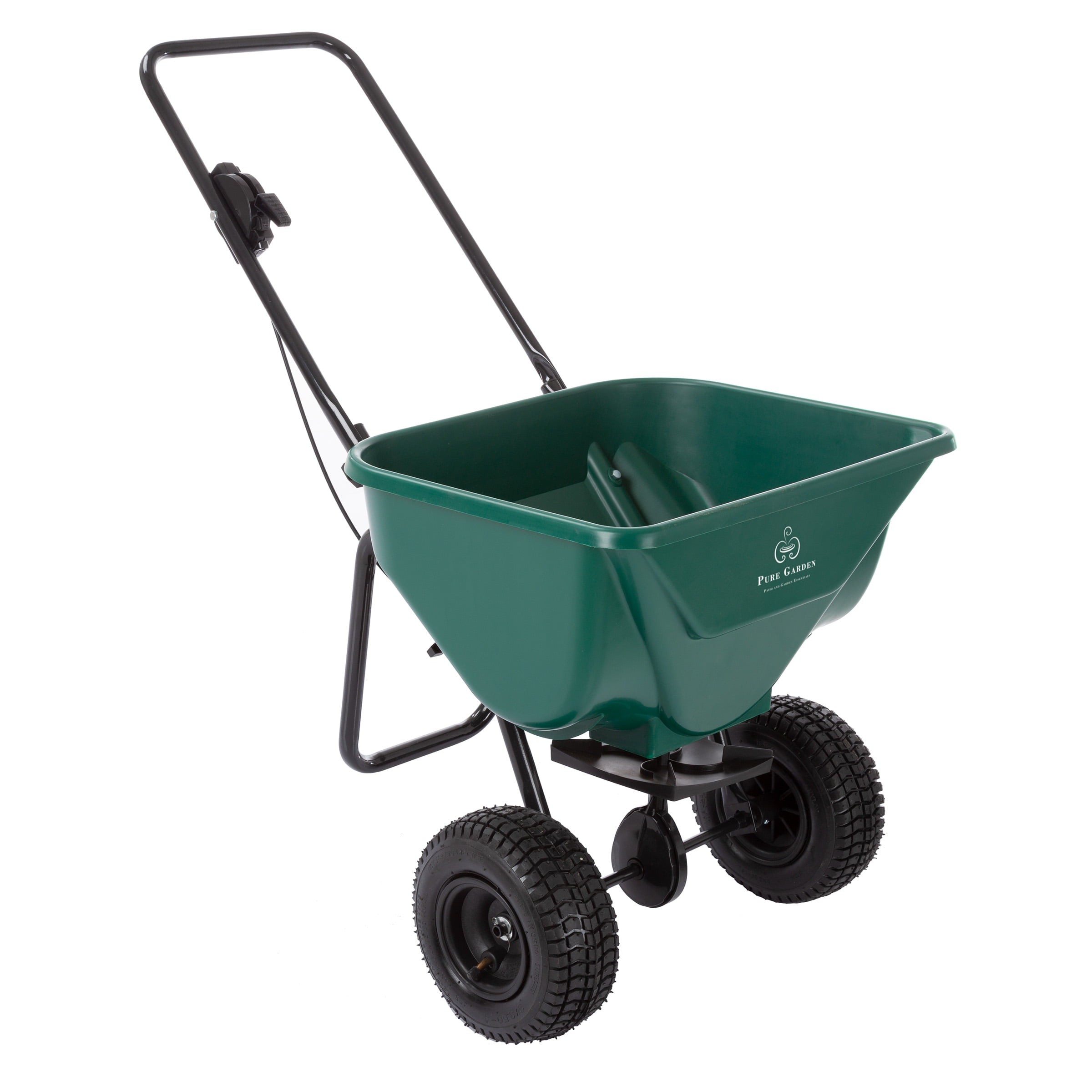 27 Litre Capacity Lawn Rotary Broadcast Spreader for Feed Fertilizer Seed and Sand