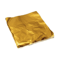 thumbnail image 2 of 600Pcs Square Sweets Candy Chocolate Lolly Paper Aluminum Foil Wrappers Gold, 2 of 7
