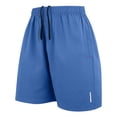 thumbnail image 2 of Domuza Men's Athletic Running Shorts Workout Gym Short Lightweight Active Sport Short for Tennis Hiking Blue 2XL, 2 of 5