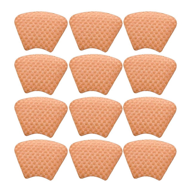 Set de 12 Individuales Semi Circulares Saleen (Naranja)