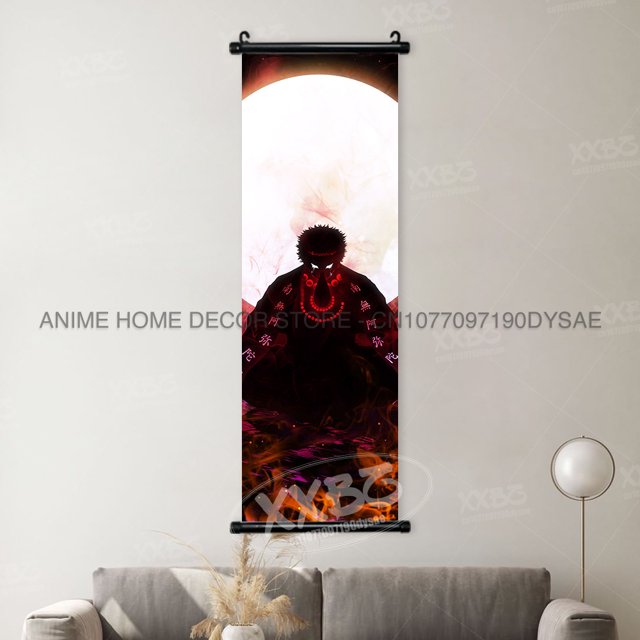 Demon Slayer Anime Canvas and PVC Wall Art Scrolls for Home Decor Various Sizes