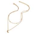 thumbnail image 2 of Heliisoer Multi-layer Alloy Plating Necklace Clavicle Chain, 2 of 6