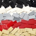 thumbnail image 4 of 2×4 Tile ×320 Parts and Pieces Flat MOC Bricks, Multicolored Bulk Building Blocks for Smooth Surface Wall Floor, Toy Accessories Compatible with Major Brands 87079, 4 of 5