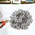 thumbnail image 3 of Miangastore Hexagonal Nut Silver Furniture Various Projects 100Pcs 0.4In, 3 of 9