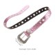 thumbnail image 5 of unbranded Cinturón De Cuero Rosa Para Mujer Con De Ajustable Para Y Jeans, 5 of 6
