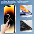 thumbnail image 4 of Protector de pantalla PUPJOE para iPhone 16 Pro Max de 6,9 pulgadas, paquete de 2, 4 of 7
