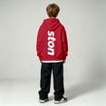 thumbnail image 6 of Bigetiay Boys City Print Pullover Hoodie Long Sleeve Lightweight Fall Sweatshirt 4-5 Years, 6 of 6