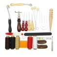 thumbnail image 2 of GUOOL 31 Pieces Leather Craft Tool DIY Hand Sewing Stitching Punch Carving Working, 2 of 9