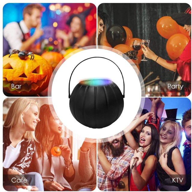 Máquina de niebla para Halloween, máquina de niebla LED para caldero de bruja de Halloween, diseño de última generación
