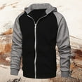 Bjutir Mens Hoodie Sweatshirts Hooded Cardigan Sweatshirt Loose
