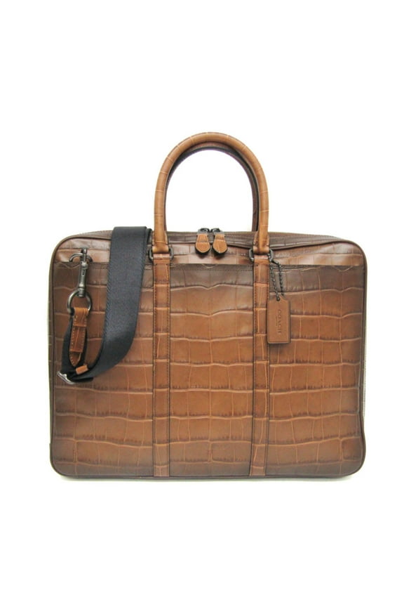 Pre-Owned Coach Metropolitan Slim 25991 Men's Leather Briefcase,Handbag,Shoulder Bag... (Good)