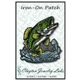 thumbnail image 2 of Large Mouth Bass Embroidered Iron-on Patch | Clayton Jewelry Labs, 2 of 5