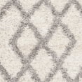 thumbnail image 5 of SAFAVIEH Berber Kyle Geometric Shag Area Rug, Cream/Grey, 3'3" x 5'3", 5 of 5
