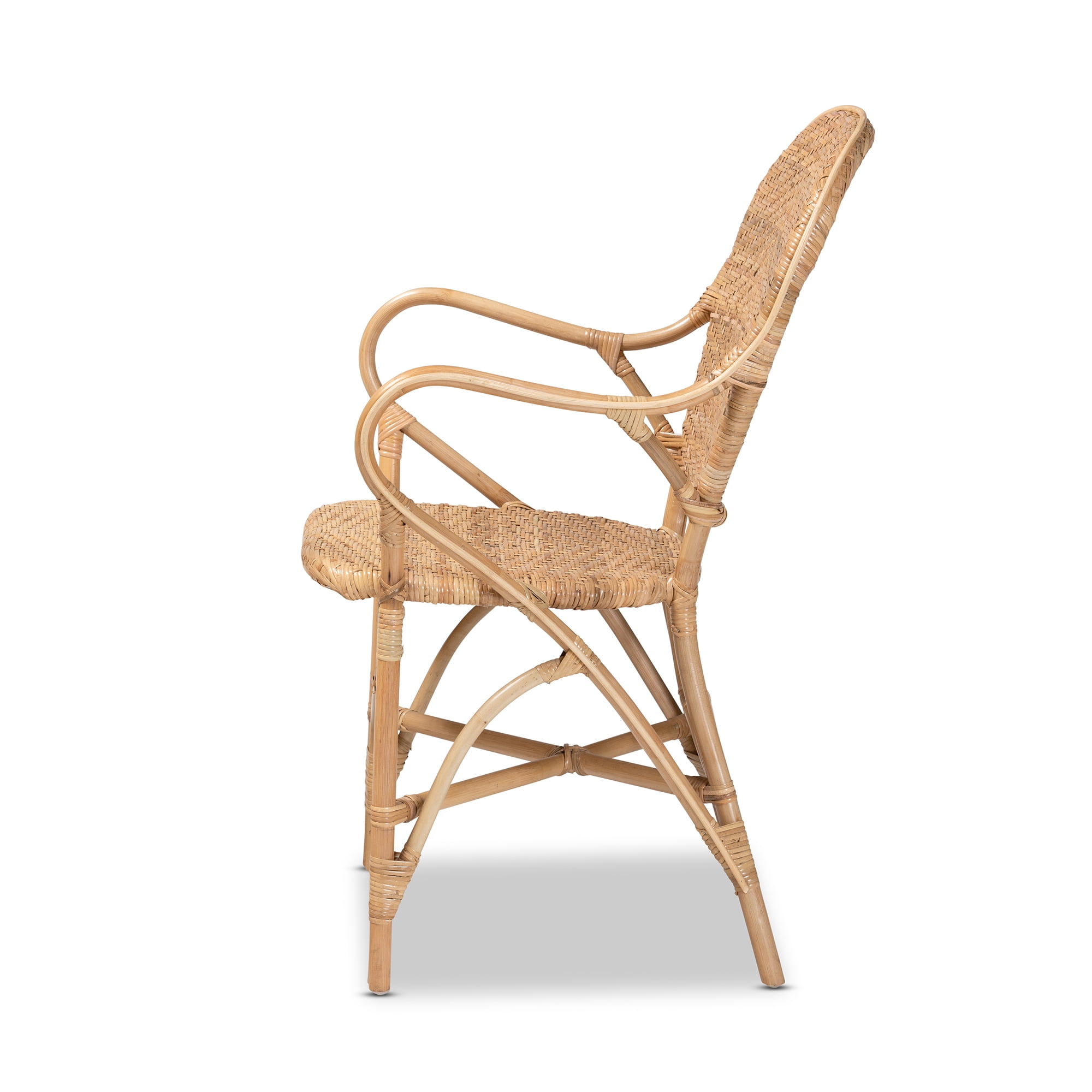 bali & pari Genna Dining Chair Natural Brown