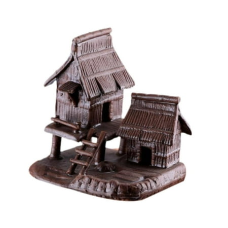 balikha Aquarium Decorated House Statue Hideout for Micro Landscape Scenes Gardening