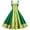 St. Patrick's Day Dress-Army Green, variant on Brilliant St. Patrick's Day Dress Women's Costumes Women's Halter Dress Halter V-Neck Dresses Spring Dresses 2024(Green,S)