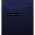 thumbnail image 3 of Modern Solid Navy Blue Hand-Tufted Area Rug – 5x8 – Minimalist Design, 3 of 4
