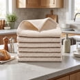 thumbnail image 6 of Smiry 100% Cotton Waffle Weave Kitchen Dish Cloths, Ultra Soft Absorbent Quick Drying Dish Towels, 12x12 Inches, 6-Pack,White, 6 of 6