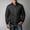 Black, variant on KeShDi Jacket for Men Stand Collar Long Sleeve Zip Up Casual Bomber Coat with Pockets Red S