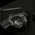 thumbnail image 4 of Auriculares Para VideoJuegos con Micrófono para PC y Portátil, Almohadillas Suaves para Los Oídos, Control de Volumen, 3,5 mm, USB, Giratorio, Omnidirccional, 4 of 7