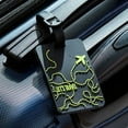 thumbnail image 3 of Protege Let’s Travel Mini Luggage Tags, Gray and Green, 2 Count, 3 of 6