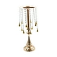 thumbnail image 4 of Soporte de flores alto para centro de mesa, decoración de arte en hierro, decoración del hogar, arreglo de escena de boda para el hogar, sala de estar Medio, 4 of 8
