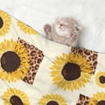 thumbnail image 2 of XMXY Dog Throw Blankets, Soft Cozy Sunflower Leopard Flower Pet Blankets for Couches Machine Washable for Indoor Cats Dogs, Large Size, 2 of 8