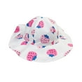 thumbnail image 3 of EnJoCho Baby Girls Boy Summer Floral Cartoon Prints Outdoor Adjustable Bucket Sun Beach Hat Cute Casual Outdoor Caps, 3 of 3