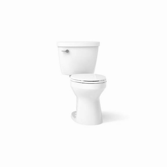 Kohler 31626-DRY-0 Cimarron 1.28 GPF Two Piece Elongated Toilet with Left Hand Lever