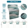 thumbnail image 7 of Table Runner Turquoise Ocean Table Decoration for Kitchen Dinning Abstract Waves Table Decoration for Indoor Outdoor Party Wedding Decor 13x90inch, 7 of 7