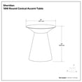 thumbnail image 4 of Simpli Home Sheridan 18 inch Wide Industrial Metal Accent Table in Antique Silver, Fully Assembled, 4 of 6