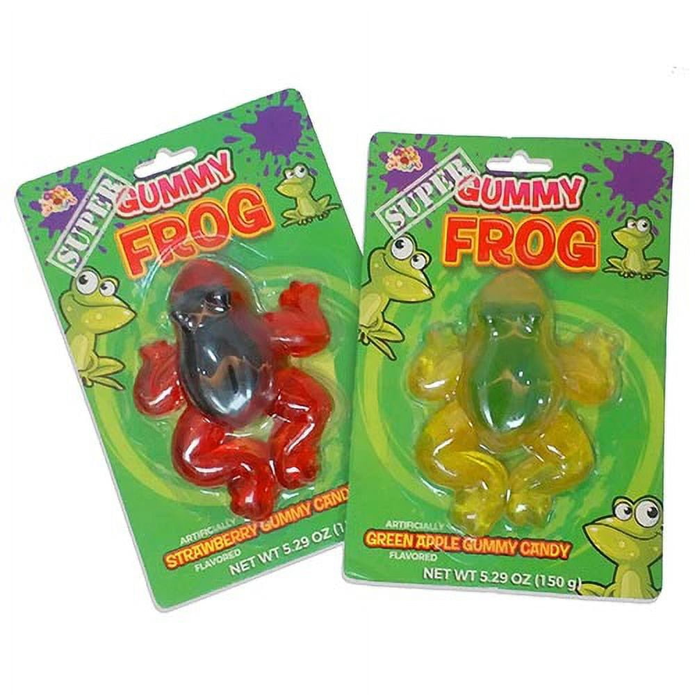 Alberts Super Frog Strawberry Flavored Gummy Candy, 5.29