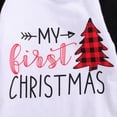 thumbnail image 4 of WSEVYPO Christmas 4Pcs Outfit Set Baby Girls Boys My First Christmas Rompers, 4 of 6